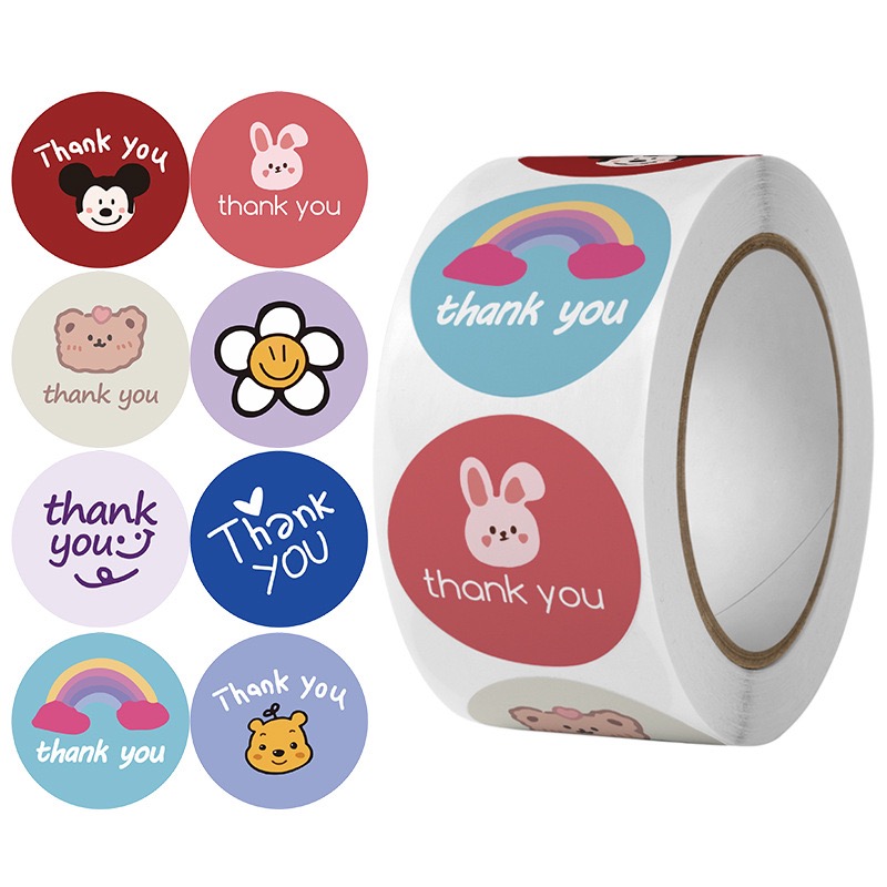 Art Craft Handmade - สติกเกอร์การ์ตูนน่ารัก 500 ชิ้น สไตล์นักเรียนน่ารัก สติกเกอร์ปิดตกแต่ง DIY