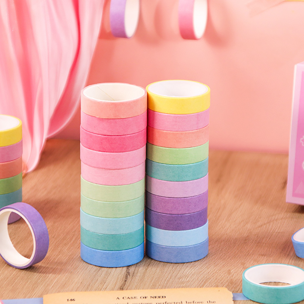 20 ม้วนวาชิเทปเซ็ตเทปวาดภาพเพช - Art Craft Painting บทวิจารณ์และราคา
