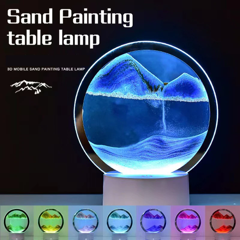 โคมไฟทราย 3 มิติ LED 16 สี ไฟ  - Art Craft Movement บทวิจารณ์และราคา