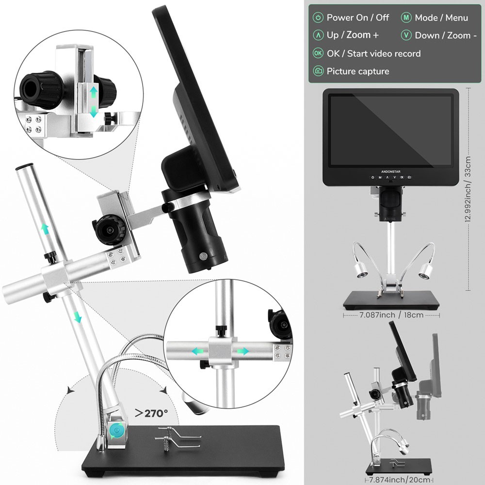 Maxgeek Andonstar AD249SM 10 น - Art Craft Definition บทวิจารณ์และราคา