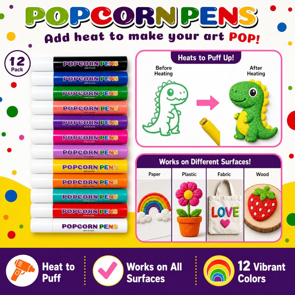 ปากกาเมจิก 3D 12 สี ทำงานด้วยค - Art Craft Activities บทวิจารณ์และราคา