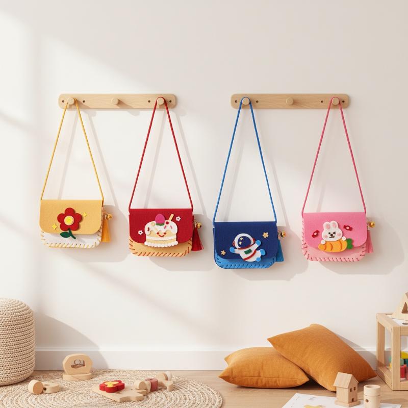 ชุดทำกระเป๋าผ้าสักหลาดสำหรับเด - Art Craft Activities บทวิจารณ์และราคา