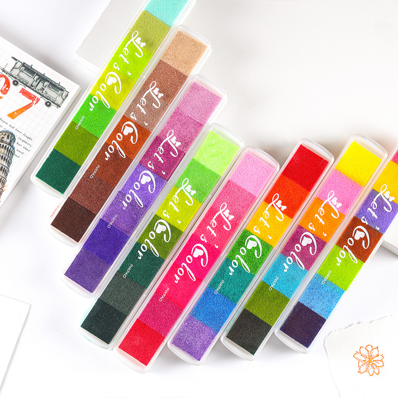 แผ่นหมึกสีน่ารักหลากสี สำหรับง - Art Craft Activities บทวิจารณ์และราคา