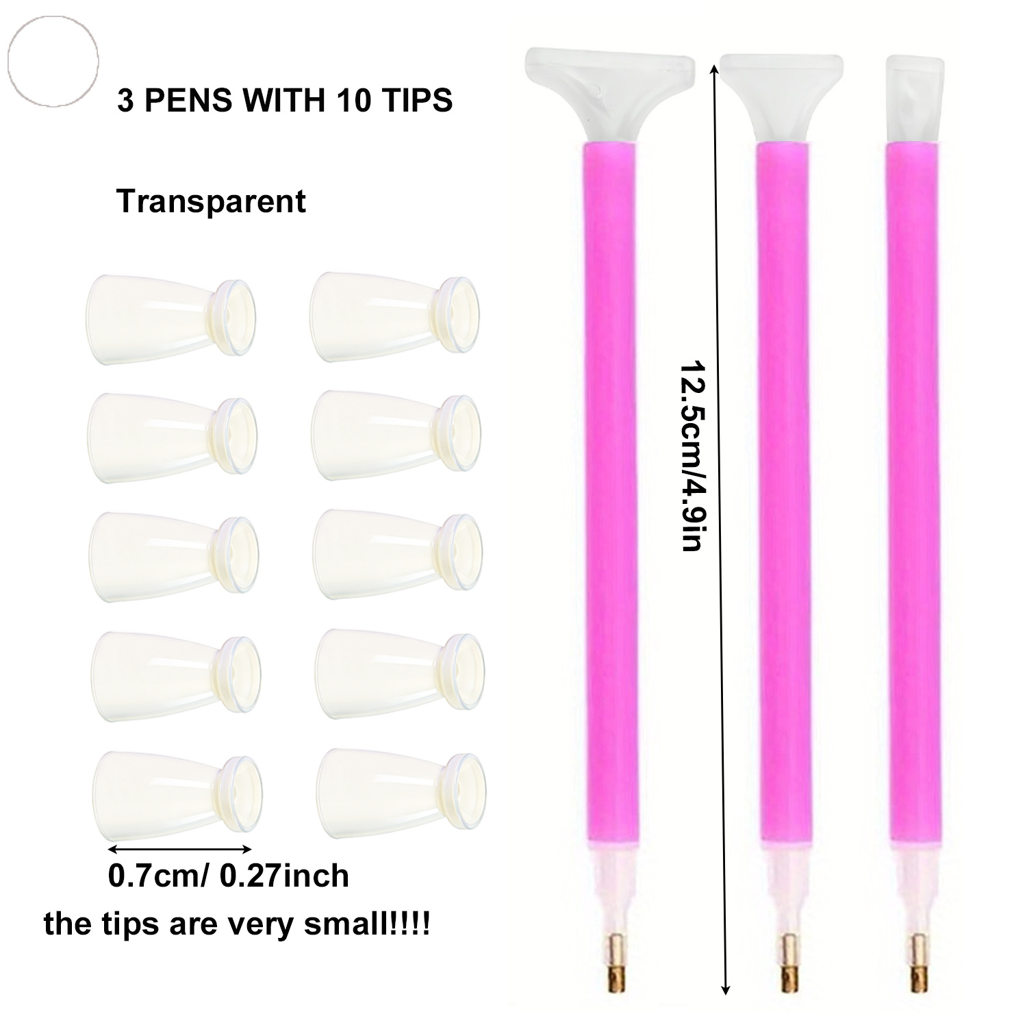 ชุดปากกาเพชร 10 หัวซิลิโคน & 3 - Art Craft Painting บทวิจารณ์และราคา
