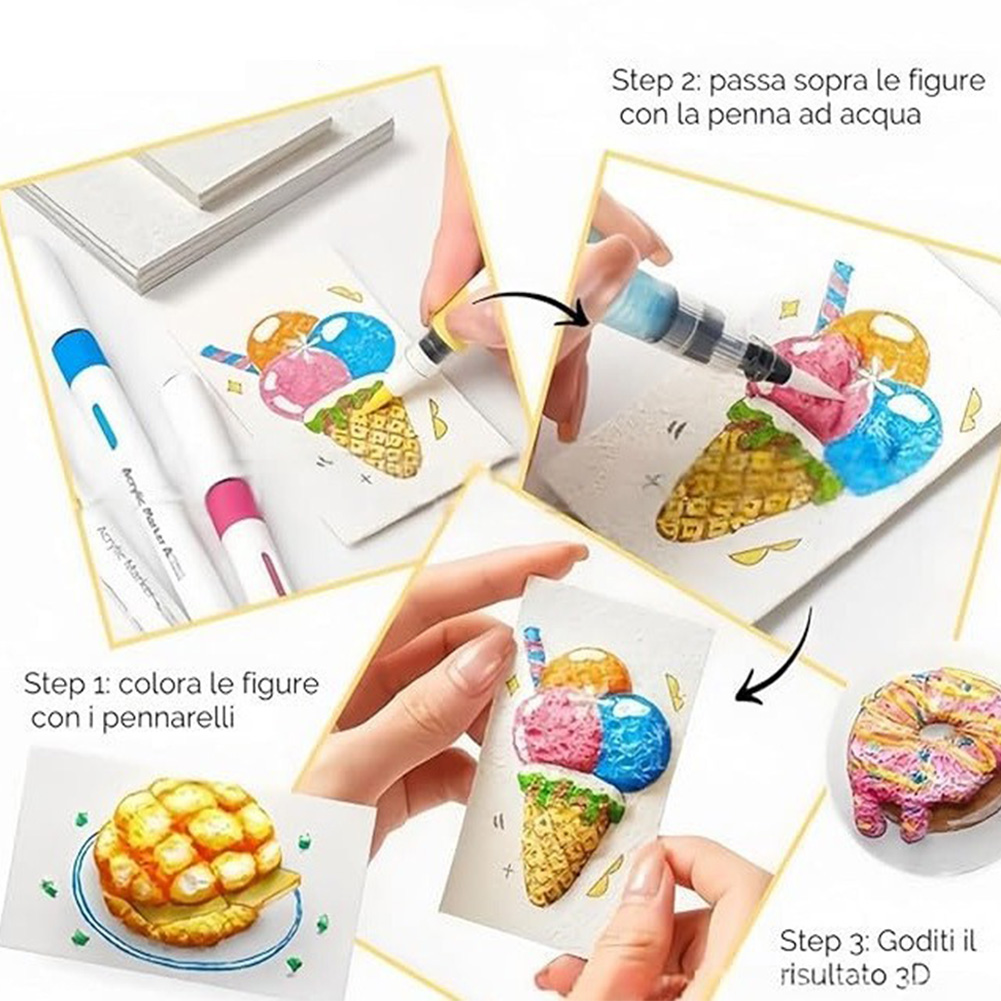 ฟองน้ำวาดภาพเมจิกแคนวาส DIY กิ - Art Craft Activities บทวิจารณ์และราคา